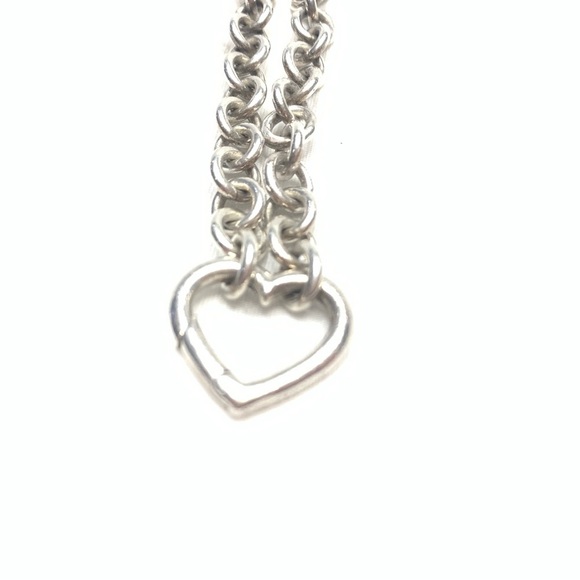 Tiffany & Co. Chunky chain Heart necklace w/bracelet set. - Picture 5 of 12